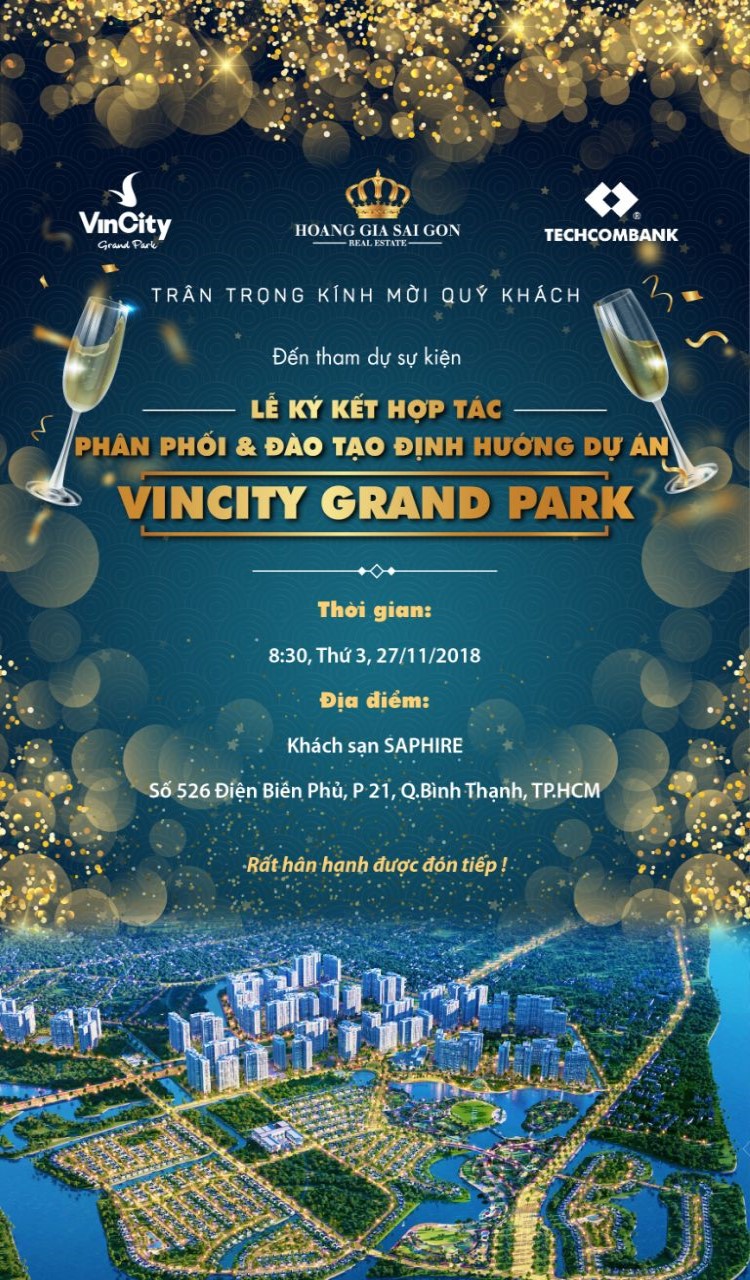 Invitation letter to participate in Vincity signing ceremony