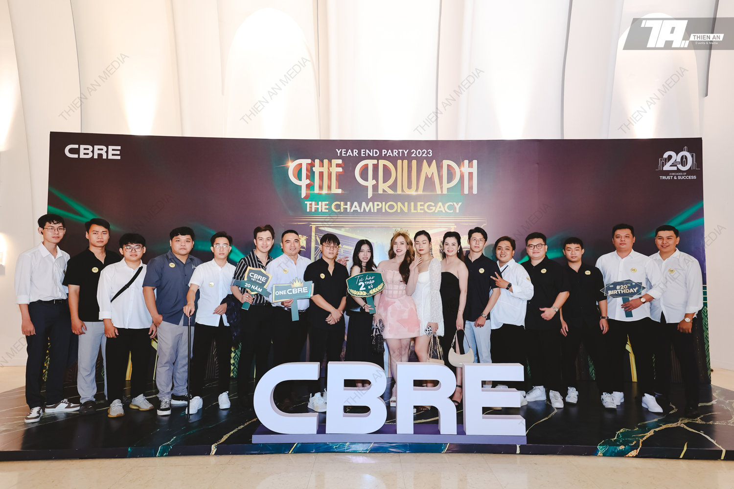YEAR END PARTY CBRE VIET NAM THE TRIUMPH - THE CHAMPION LEGACY